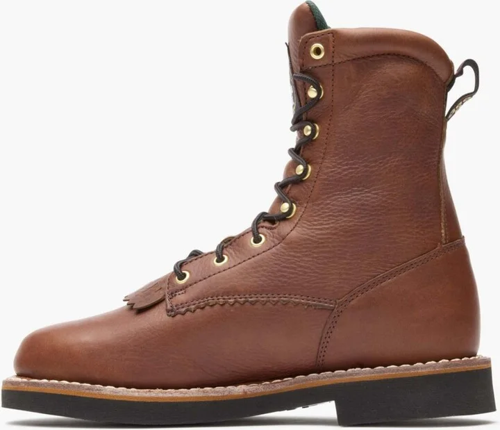 Georgia Boot Men's Farm and Ranch Lacer Work Boot - Image 5