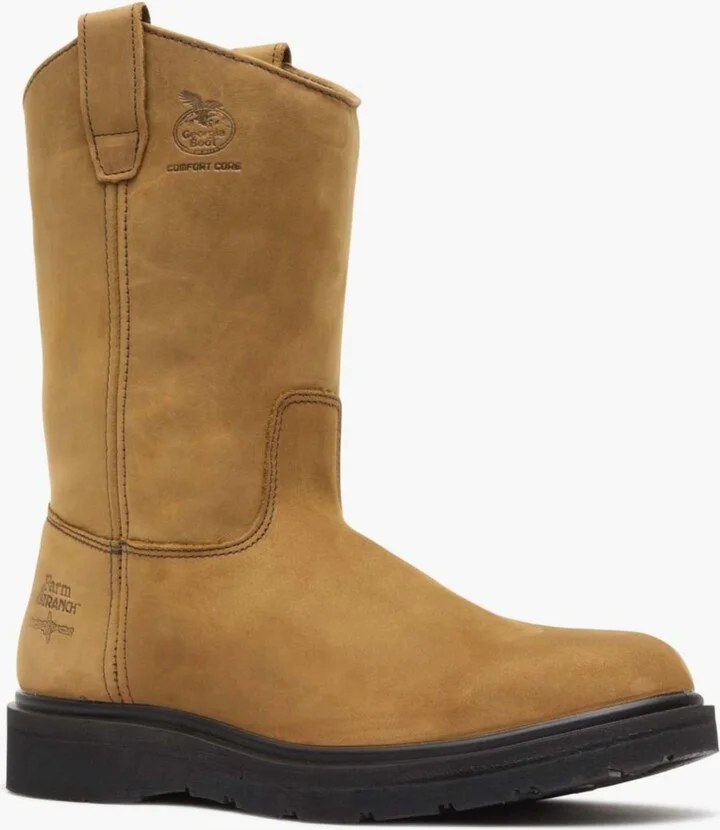 Georgia Boot Men's Farm and Ranch Pull On Work Boot