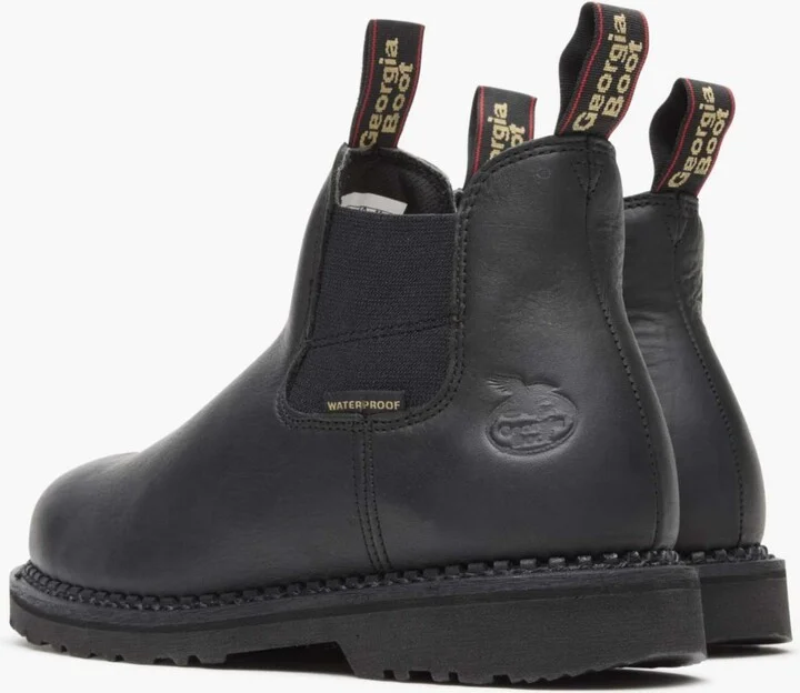 Georgia Boot Men's Georgia Giant Revamp Waterproof Chelsea Work Boot - Image 4