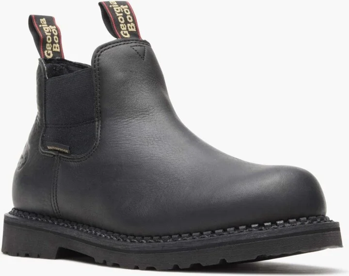 Georgia Boot Men's Georgia Giant Revamp Waterproof Chelsea Work Boot
