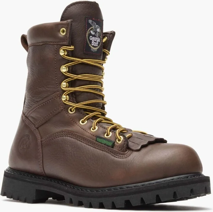 Georgia Boot Men's Lace-to-Toe Waterproof Work Boot
