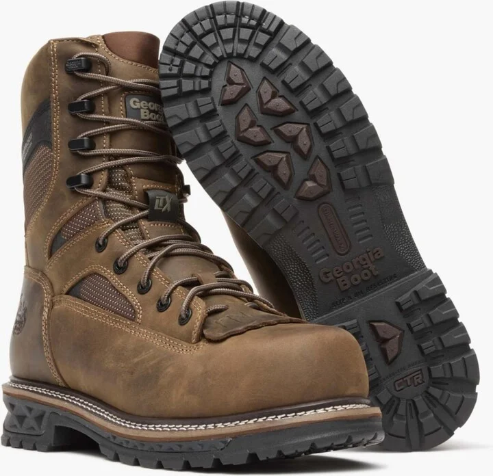 Georgia Boot Men's Ltx Logger 9" Composite Toe 400G Insulated Waterproof Work Boot - Image 2
