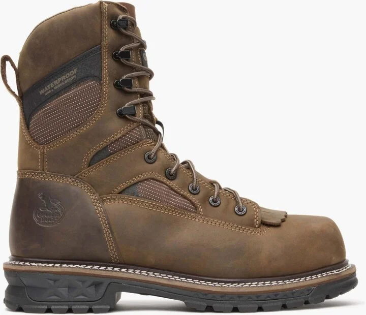 Georgia Boot Men's Ltx Logger 9" Composite Toe 400G Insulated Waterproof Work Boot - Image 6