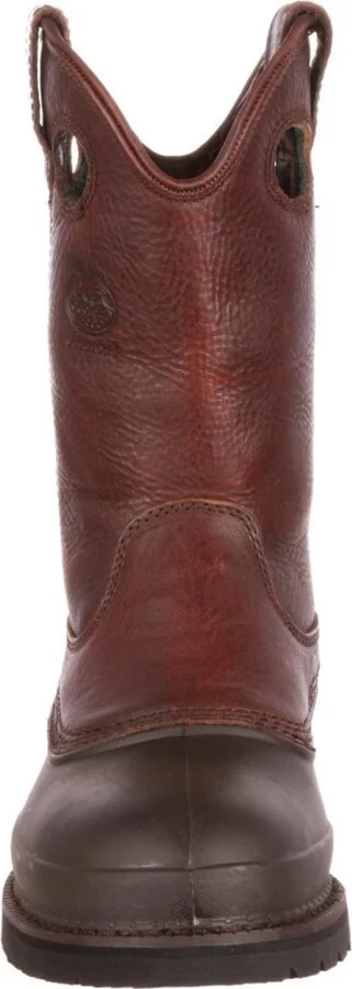 Georgia Boot Men's Muddog Steel Toe Wellington Work Boot - Image 3