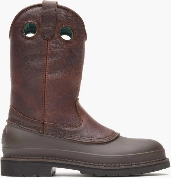 Georgia Boot Men's Muddog Steel Toe Wellington Work Boot - Image 6