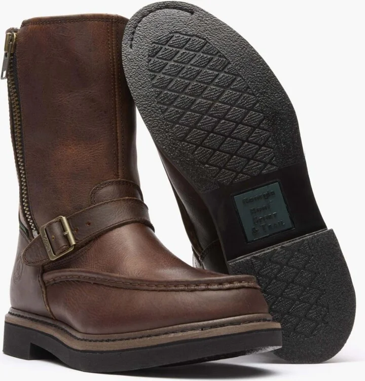 Georgia Boot Men's Side Zip Waterproof Work Wellington - Image 2