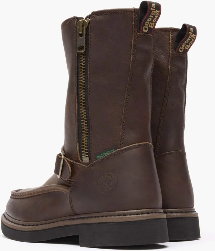 Georgia Boot Men's Side Zip Waterproof Work Wellington - Image 3
