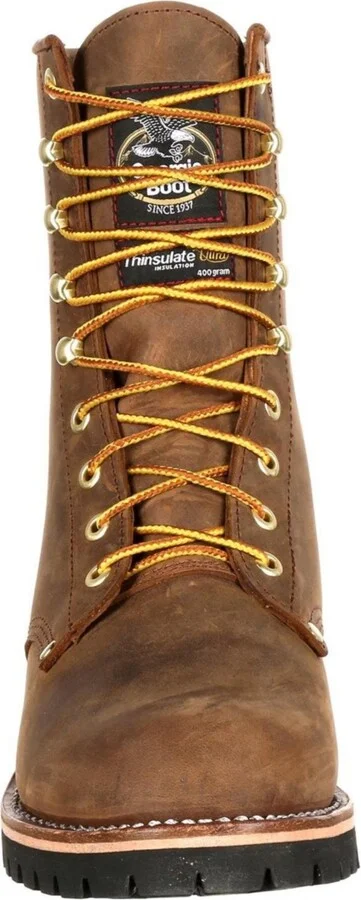 Georgia Boot Men's Steel Toe Waterproof 400G Insulated Logger Work Boot - Image 2