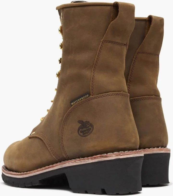 Georgia Boot Men's Steel Toe Waterproof 400G Insulated Logger Work Boot - Image 6