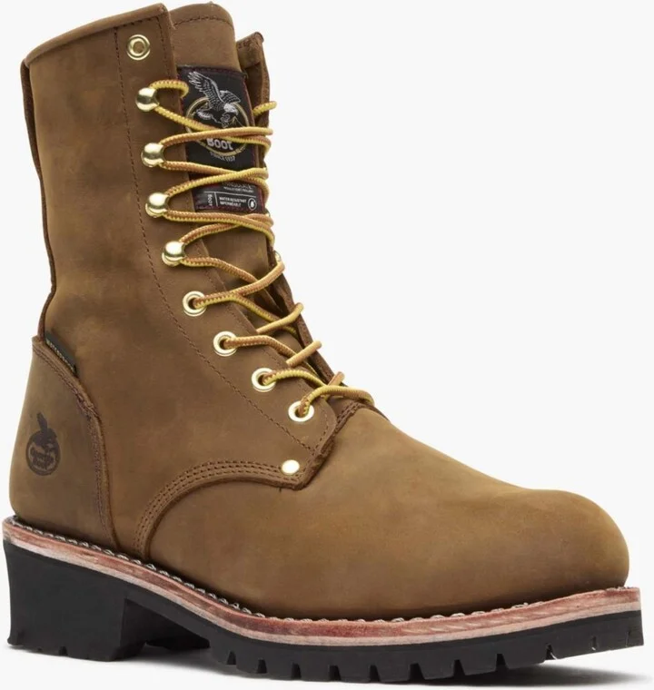 Georgia Boot Men's Steel Toe Waterproof 400G Insulated Logger Work Boot