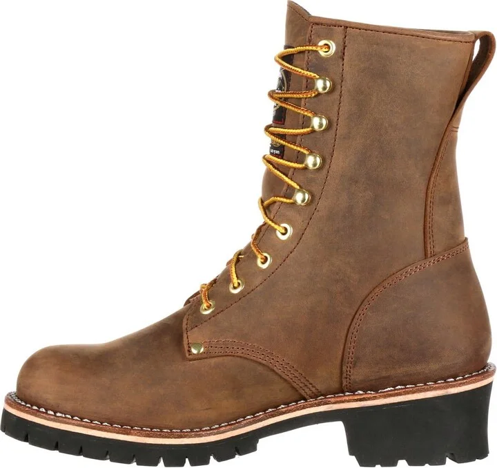 GEORGIA BOOT Steel Toe Waterproof 400G Insulated Logger Work Boot