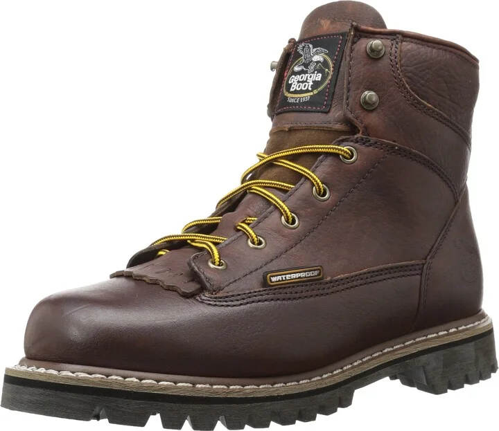 GEORGIA BOOT Waterproof Lace-To-Toe Work Boot