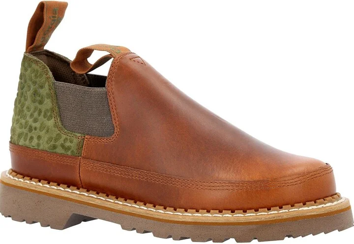 Georgia Boot Women's Brown And Olive Cheetah Romeo Shoe Size 10(M)