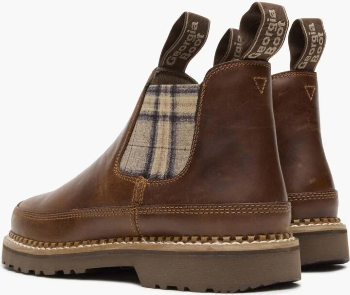 Georgia Boot Women's Plaid Chelsea Romeo Shoe - Image 4