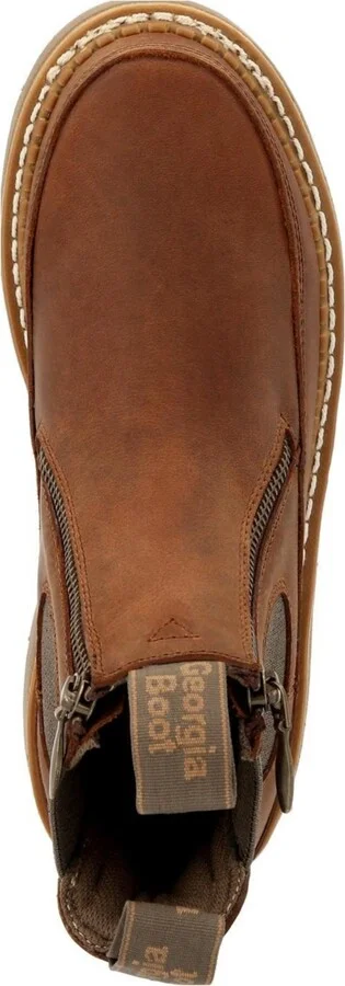 Georgia Boot Women's Side Zip Chelsea Romeo - Image 6