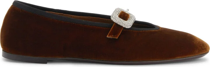 Georgia Buckle Ballerinas