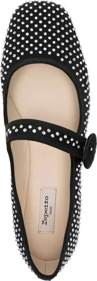 Georgia crystal-embellished Mary Janes - Image 4