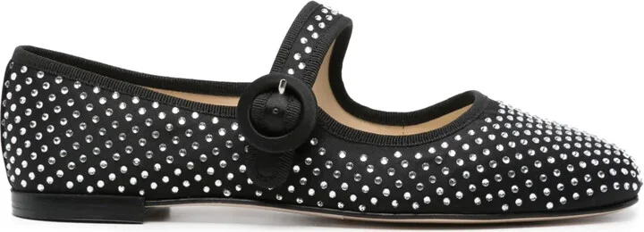 Georgia crystal-embellished Mary Janes