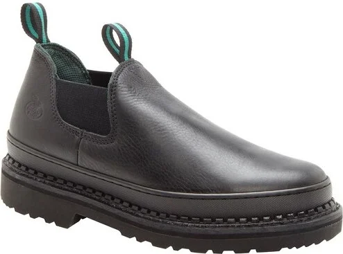 Georgia Giant Women's Black Romeo Work Shoes, Size 8(Wide)