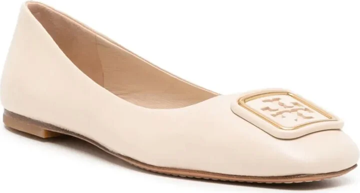 Georgia logo-plaque ballerina shoes - Image 2