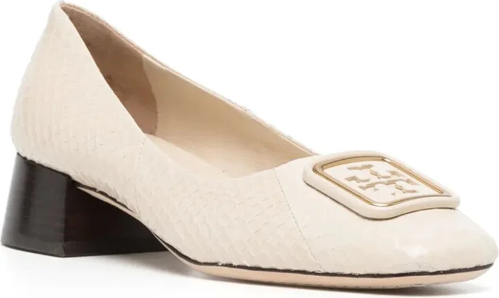 Georgia logo-plaque pumps - Image 2