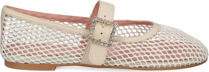 Georgia mesh ballet flats