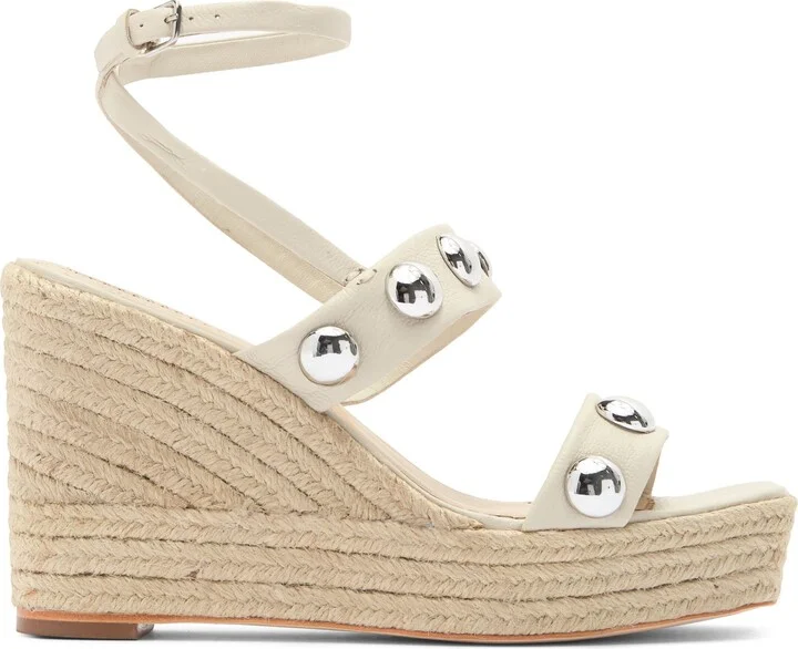 Georgia Studded Espadrille Ankle Strap Platform Wedge Sandal - Image 3