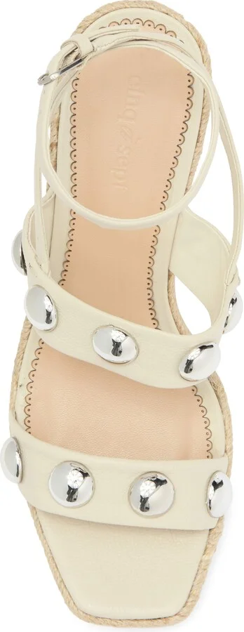 Georgia Studded Espadrille Ankle Strap Platform Wedge Sandal - Image 5