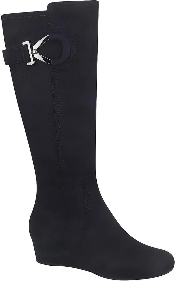 Georgia Womens Memory Foam Manmade Knee-High Boots