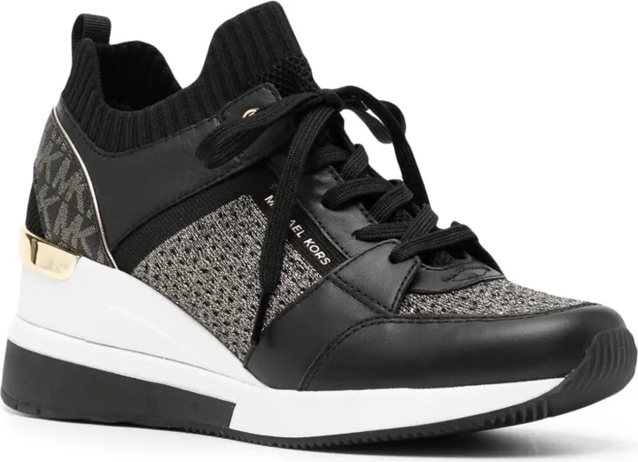 Georgie knitted wedge sneakers - Image 2
