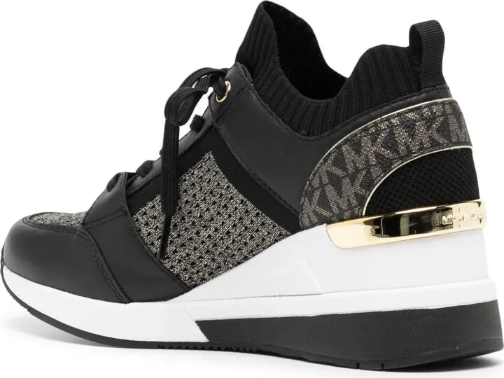 Georgie knitted wedge sneakers - Image 3