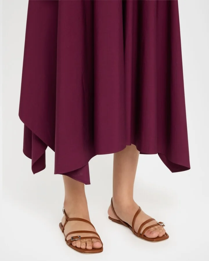 Georgie Leather Strappy Flat Sandals - Image 2