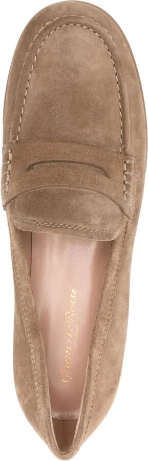 Georgie penny suede loafers - Image 4