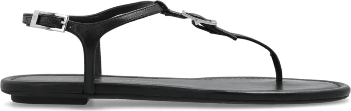 ‘Georgie’ Sandals, , - Black