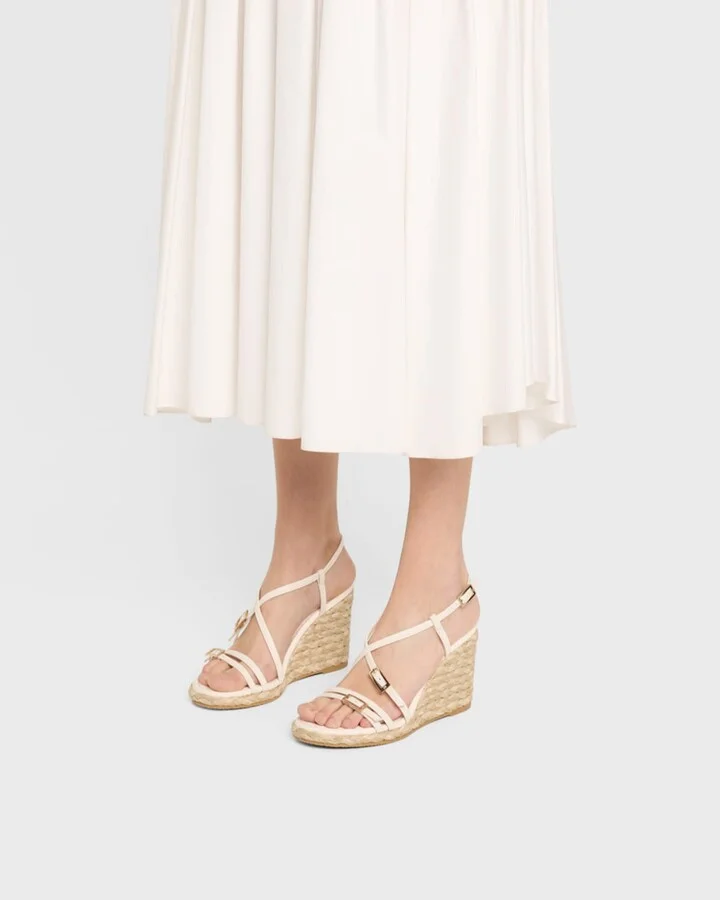 Georgie Strappy Wedge Espadrille Sandals - Image 4