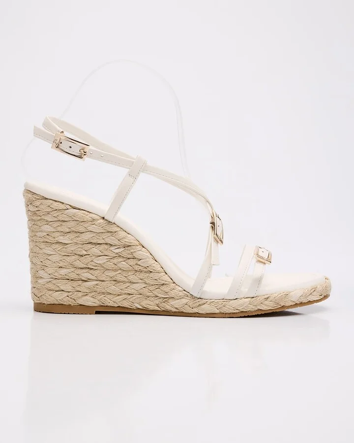 Georgie Strappy Wedge Espadrille Sandals