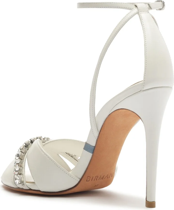 Georgina Crystal Ankle Strap Bridal Sandal - Image 2