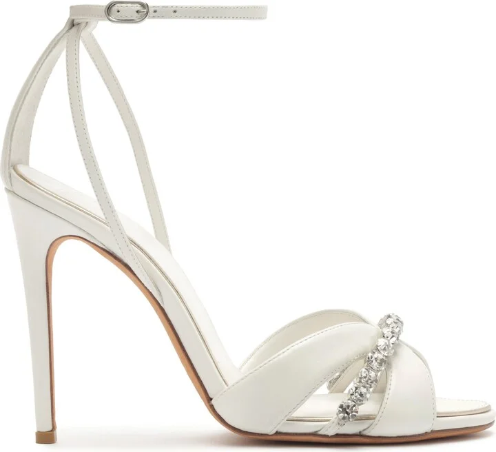Georgina Crystal Ankle Strap Bridal Sandal - Image 3
