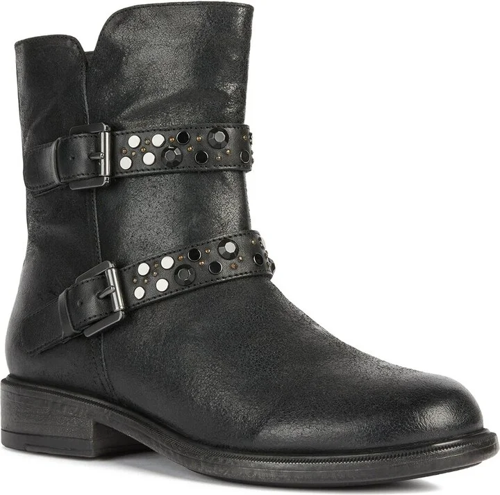 Geox Catria Leather Bootie