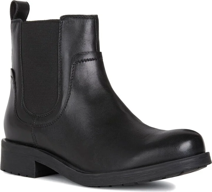 Geox Rawelle Leather Bootie