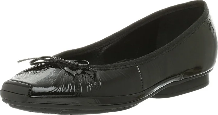 Geox Women's Stefany Patent Leather Flat