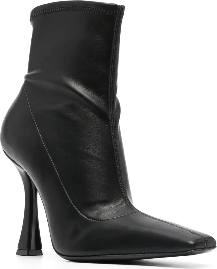 Geraldine 100mm leather boots - Image 2