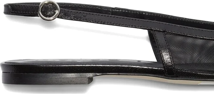 Geraldine mesh-panel slingback ballet flats - Image 4