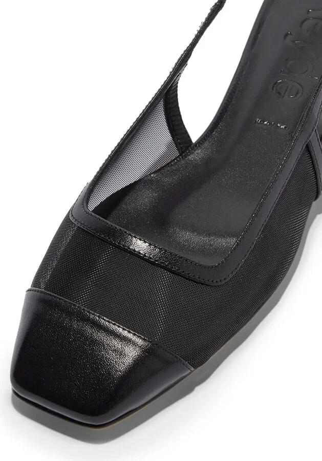 Geraldine mesh-panel slingback ballet flats - Image 5