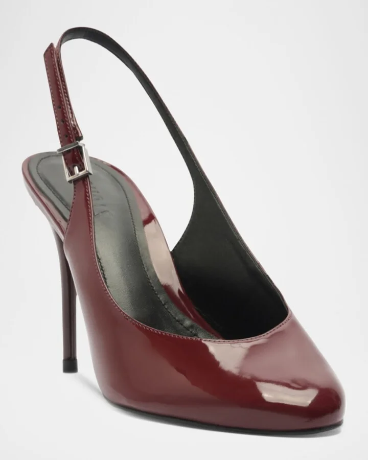 Geraldine Patent Slingback Pumps - Image 2