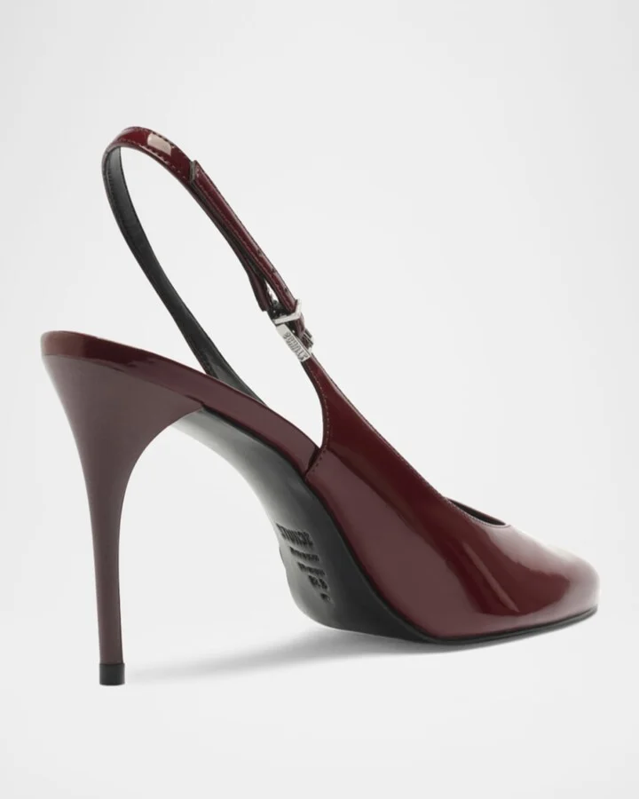 Geraldine Patent Slingback Pumps - Image 4