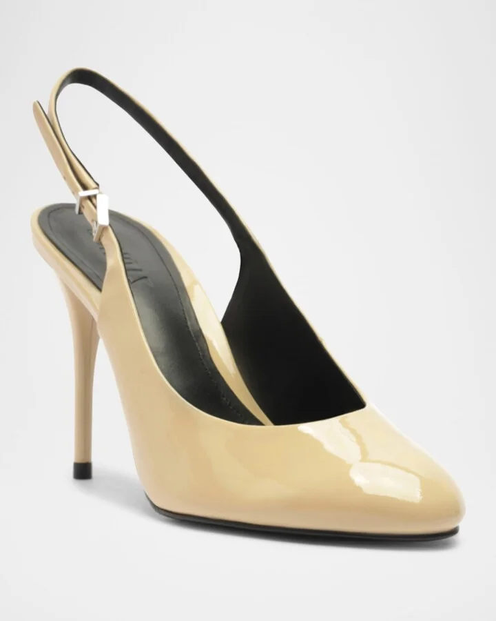 Geraldine Patent Slingback Pumps - Image 2