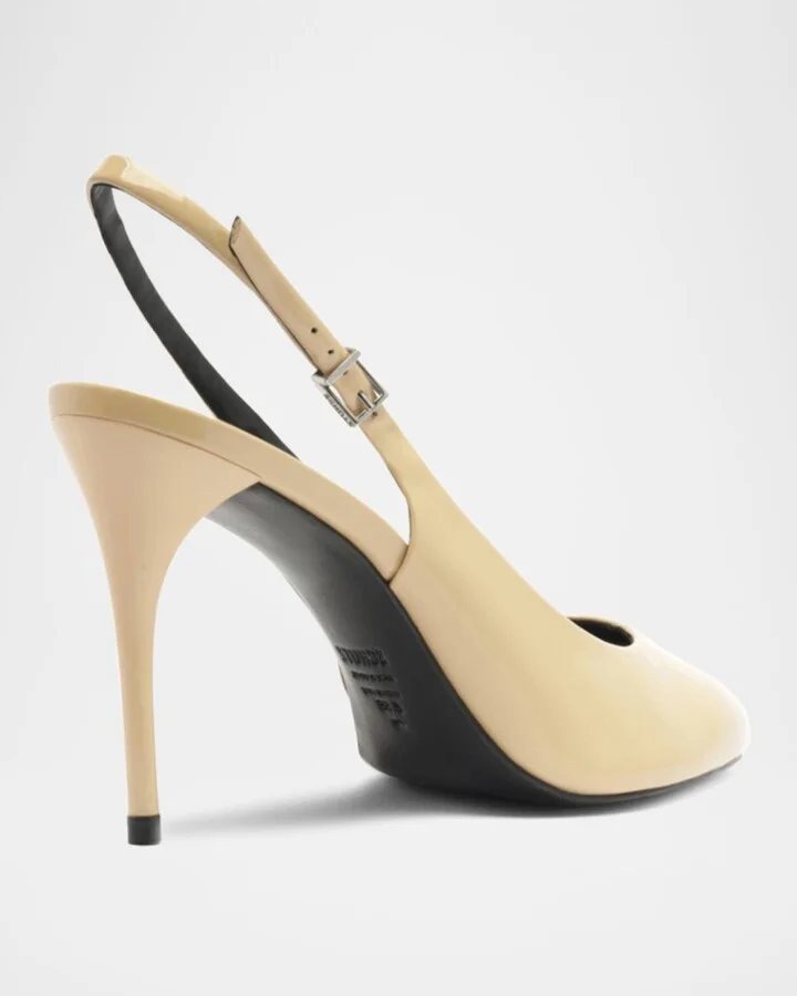 Geraldine Patent Slingback Pumps - Image 3