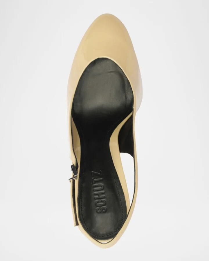 Geraldine Patent Slingback Pumps - Image 5