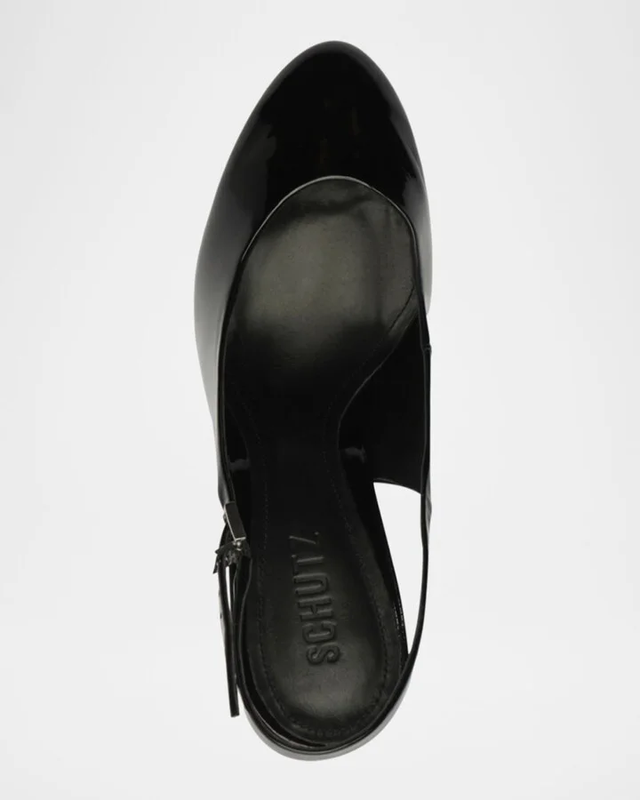 Geraldine Patent Slingback Pumps - Image 2